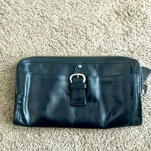 Black TANO Chicklit clutch/wallet. Used but in great condition.